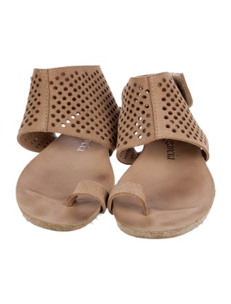 Pedro Garcia Suede Lasercut Accents Gladiator Sandals