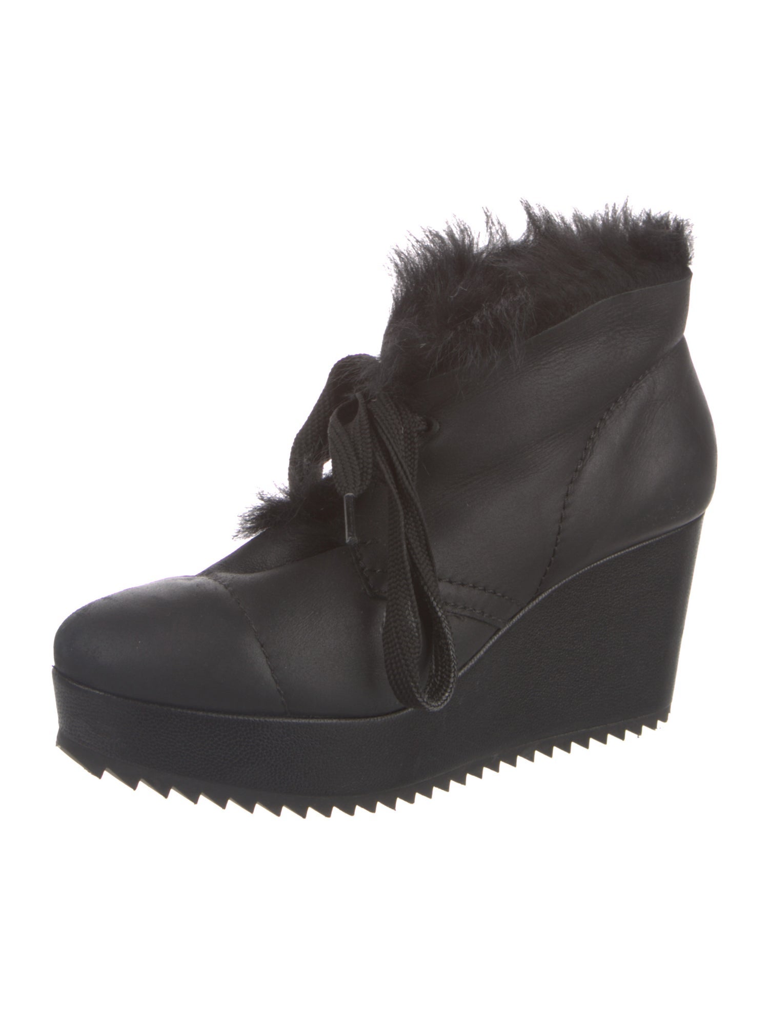 Pedro Garcia Leather Lace-Up Boots