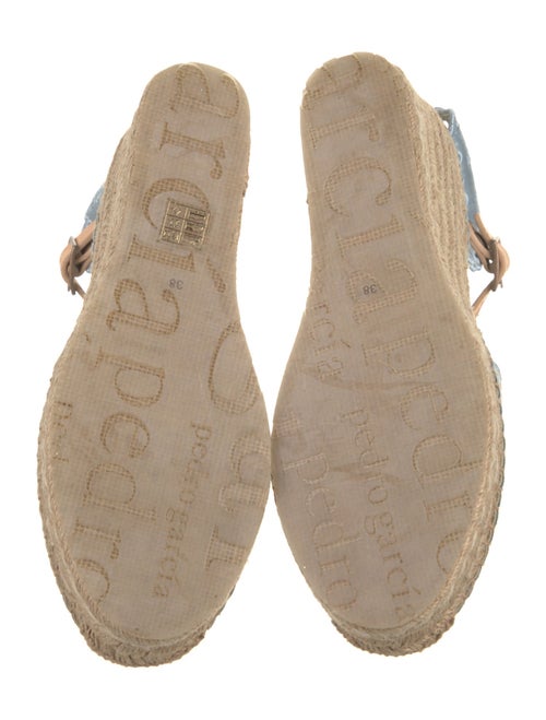 Pedro Garcia Satin Colorblock Pattern Espadrilles