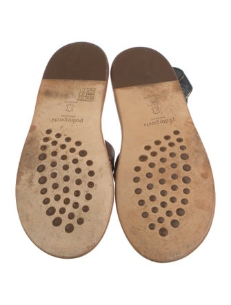 Pedro Garcia Leather Gladiator Sandals