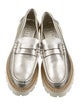 Pedro Garcia Leather Lasercut Accents Loafers