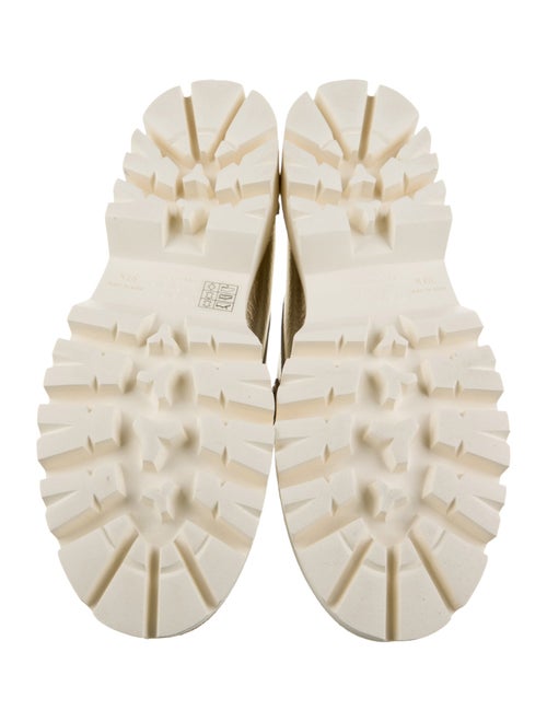 Pedro Garcia Leather Lasercut Accents Loafers