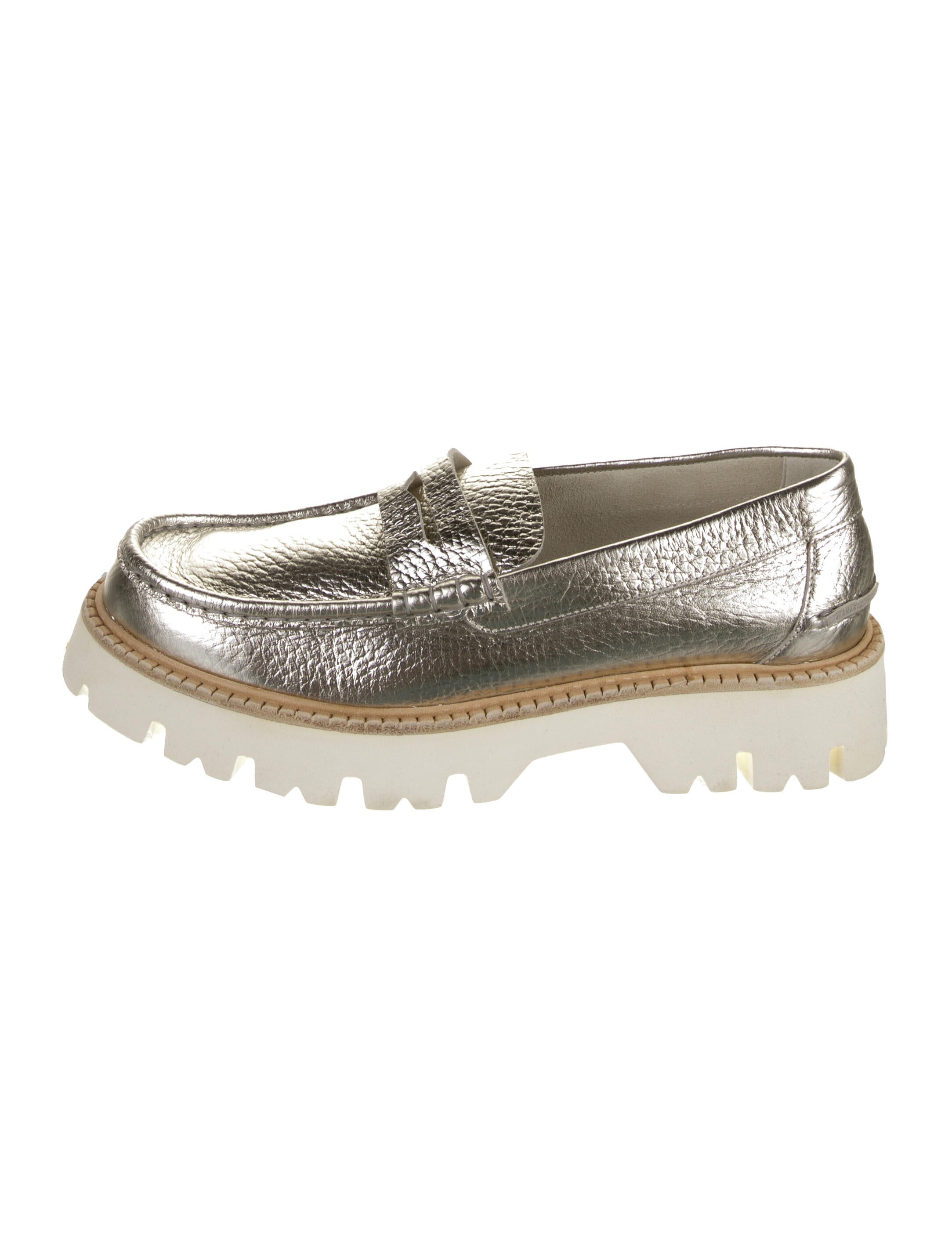 Pedro Garcia Leather Lasercut Accents Loafers