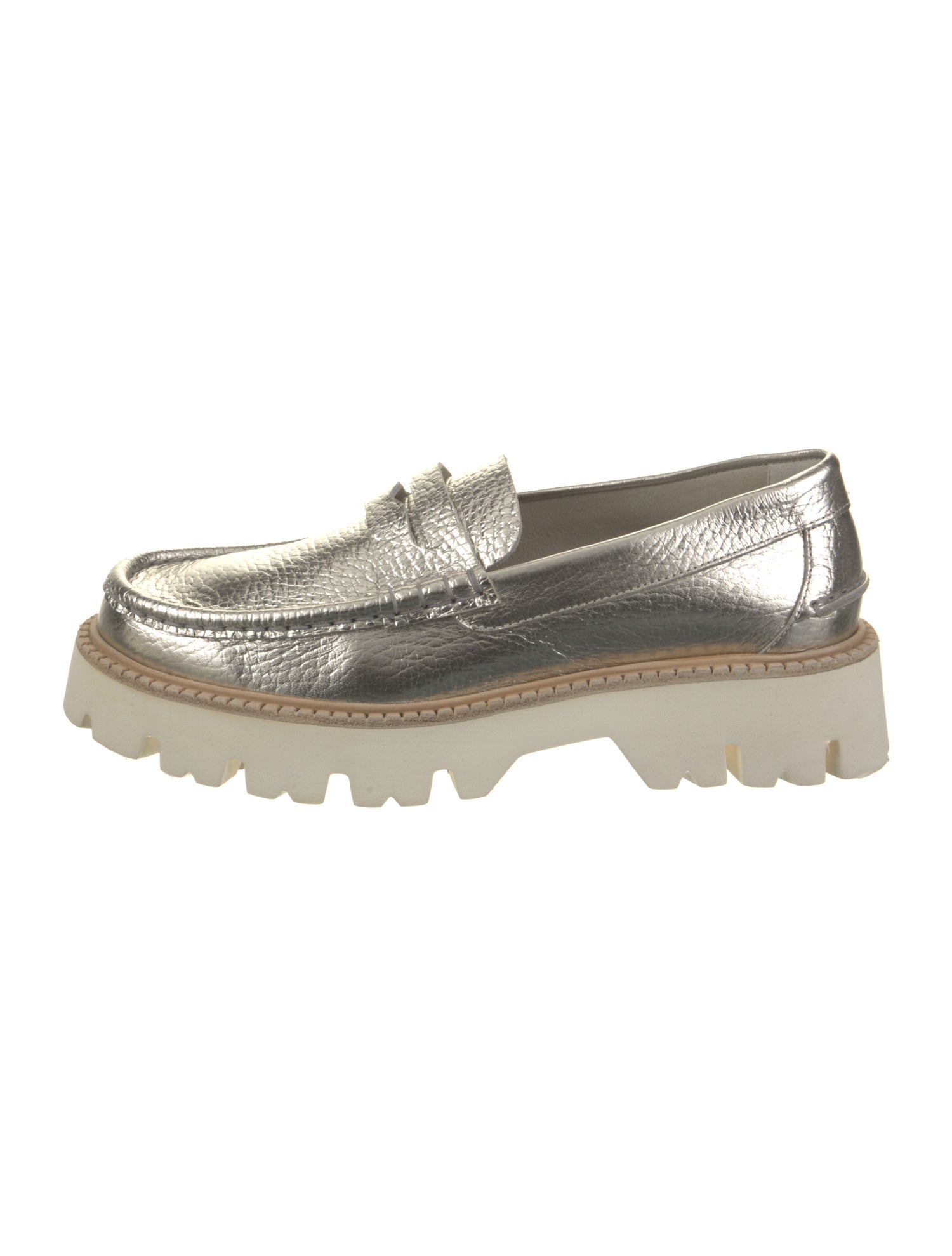 Pedro Garcia Leather Lasercut Accents Loafers
