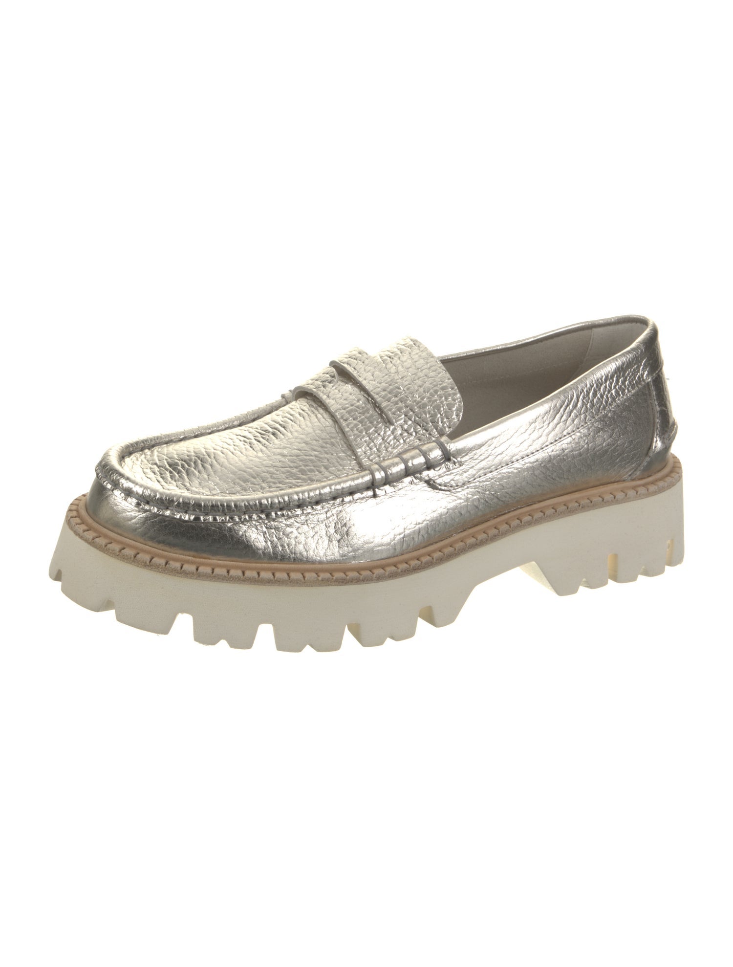 Pedro Garcia Leather Lasercut Accents Loafers