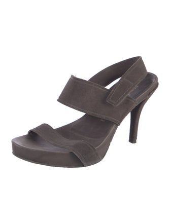 Pedro Garcia Suede Slingback Sandals