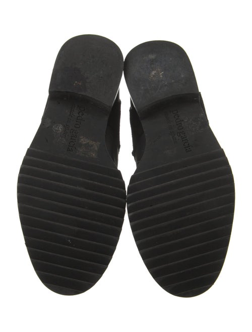 Pedro Garcia Leather Crystal Embellishments Moto Boots