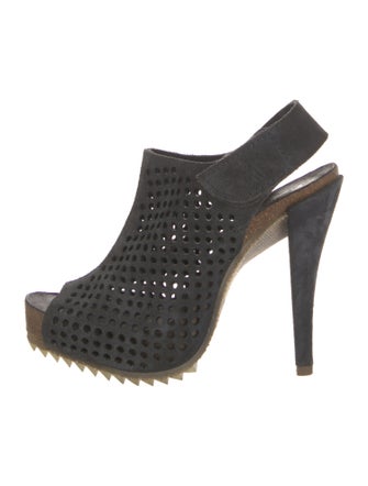 Pedro Garcia Suede Slingback Sandals