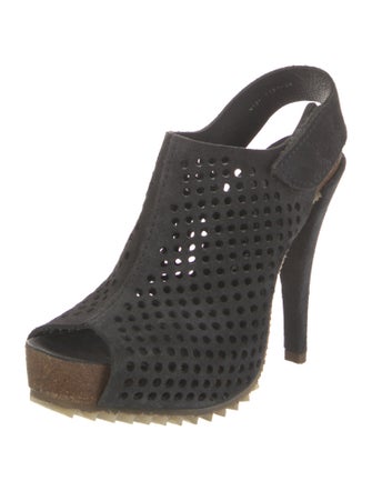Pedro Garcia Suede Slingback Sandals