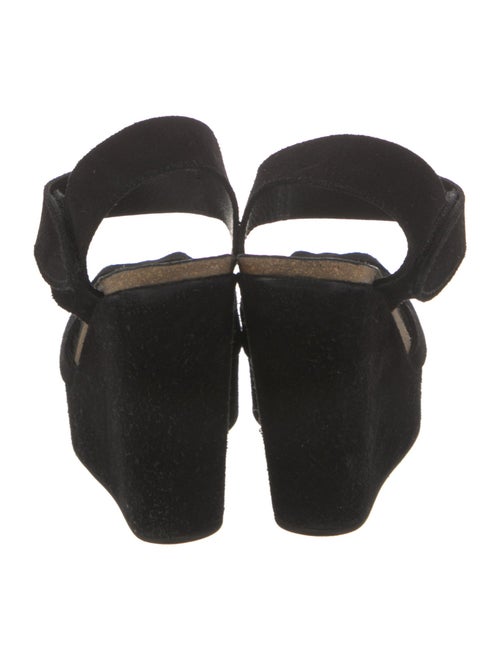 Pedro Garcia Suede Printed Slingback Sandals