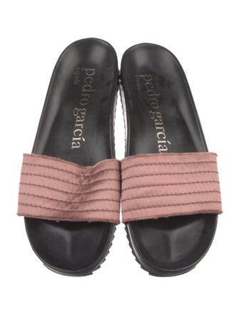Pedro Garcia Satin Slides