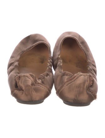Pedro Garcia Satin Ballet Flats