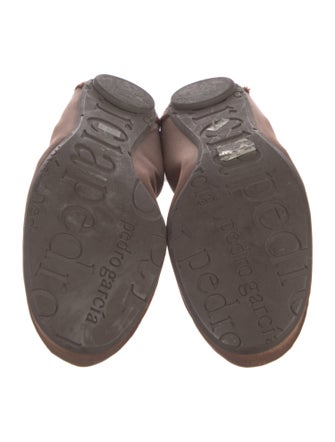 Pedro Garcia Satin Ballet Flats