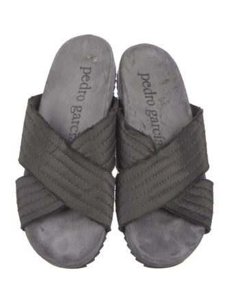 Pedro Garcia Suede Slides