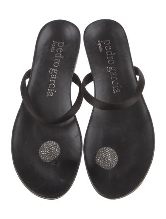 Pedro Garcia Satin Slides