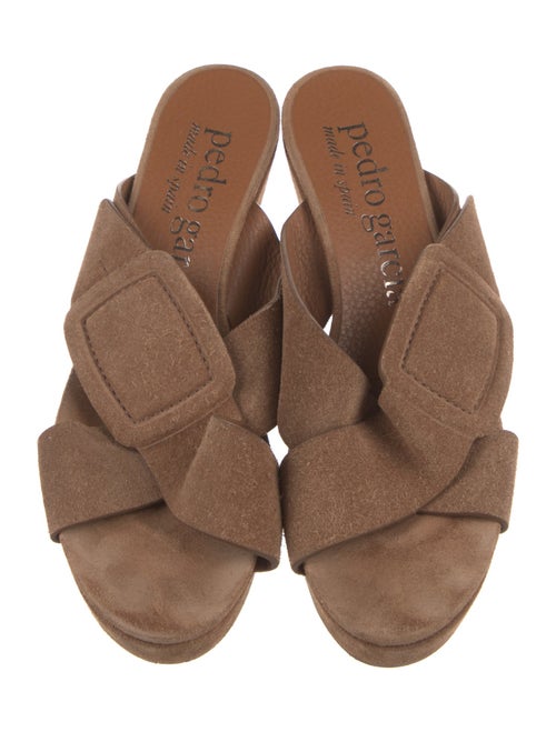 Pedro Garcia Suede Slides