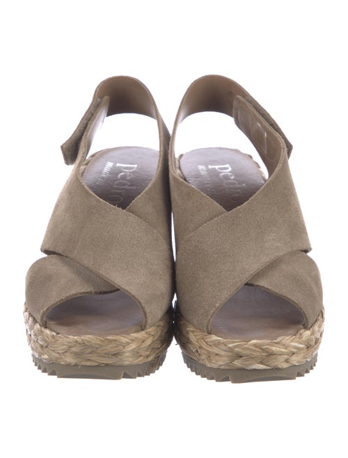 Pedro Garcia Suede Animal Print Slingback Pumps