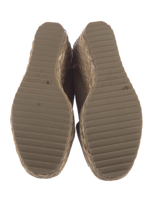 Pedro Garcia Suede Animal Print Slingback Pumps