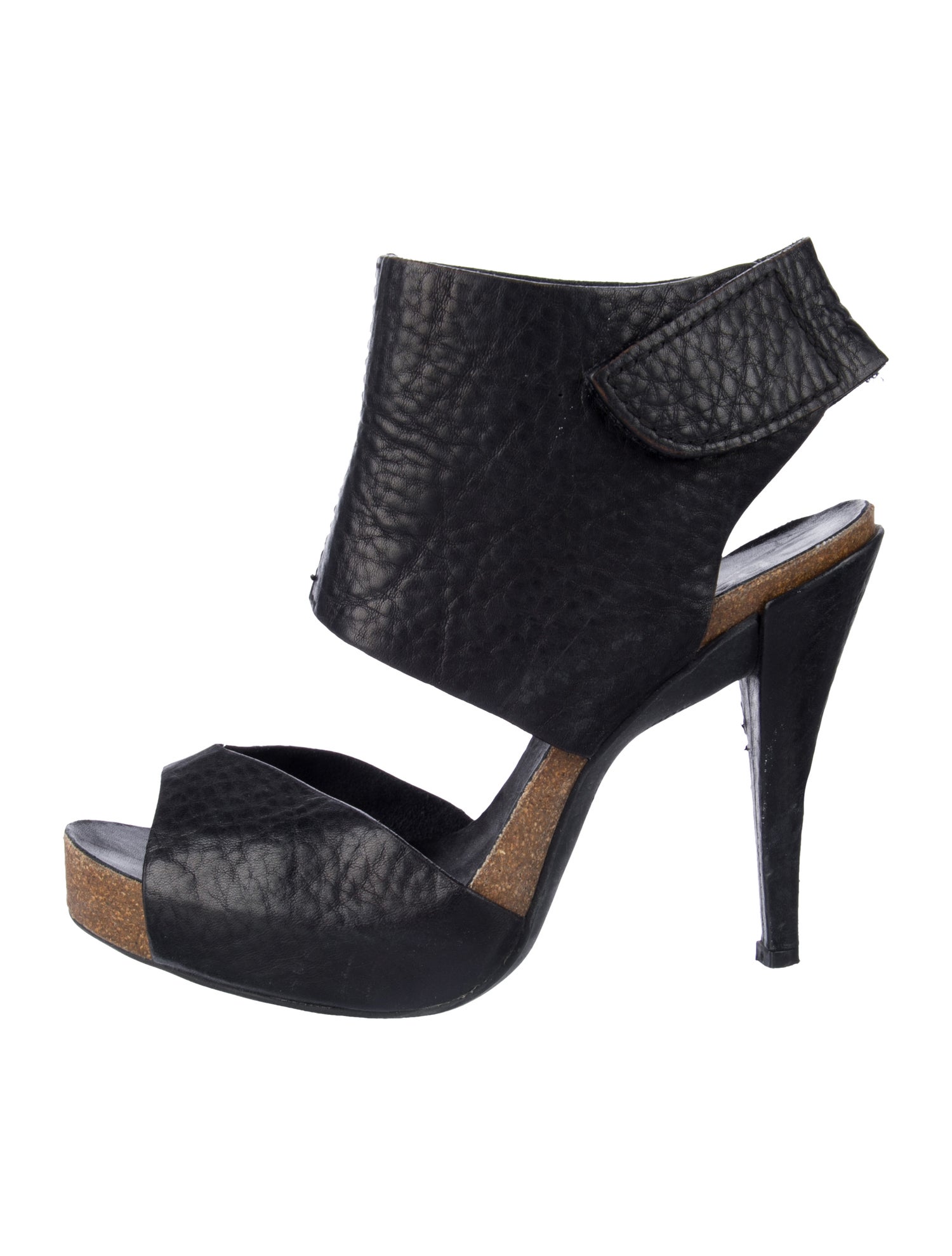 Pedro Garcia Leather Animal Print Slingback Pumps