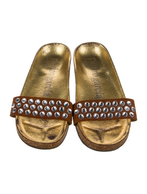 Pedro Garcia Suede Slides