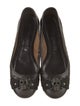 Pedro Garcia Leather Lasercut Accents Ballet Flats