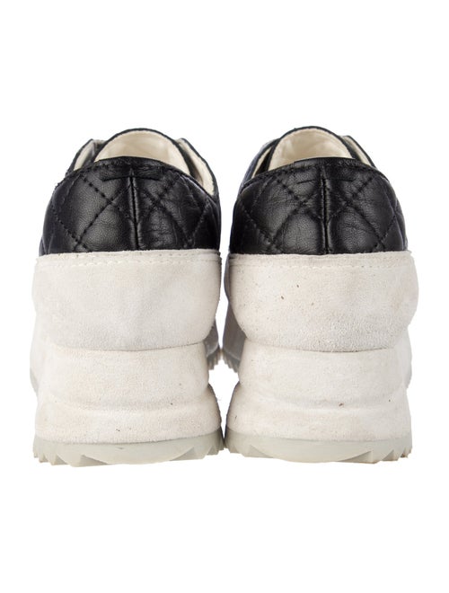 Pedro Garcia Quilted Pattern Leather Sneakers