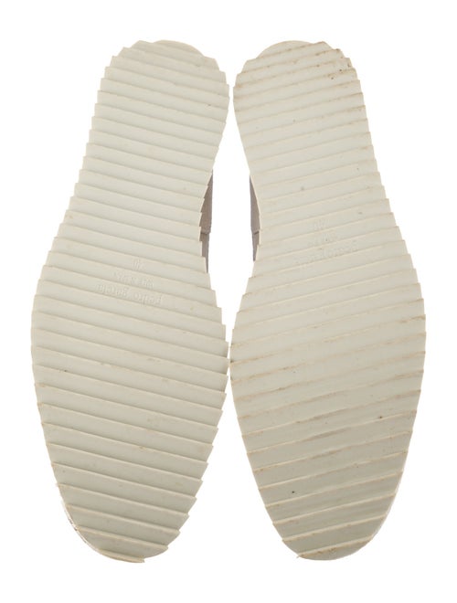 Pedro Garcia Quilted Pattern Leather Sneakers