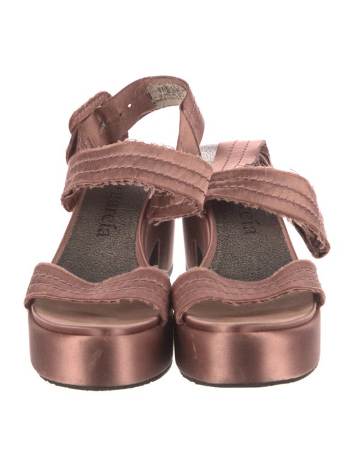 Pedro Garcia Satin Slingback Sandals