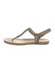 Pedro Garcia Suede T-Strap Sandals