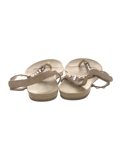 Pedro Garcia Suede T-Strap Sandals