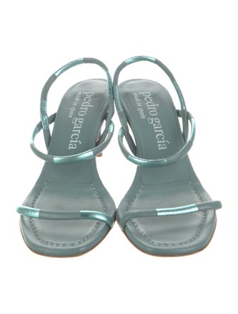 Pedro Garcia Leather Slingback Sandals