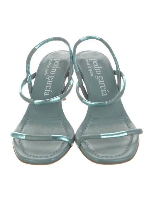 Pedro Garcia Leather Slingback Sandals
