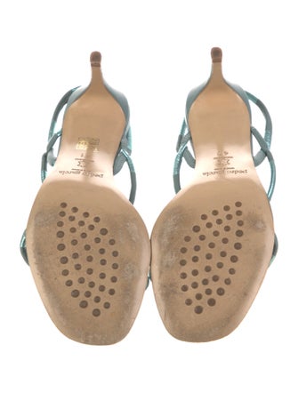 Pedro Garcia Leather Slingback Sandals