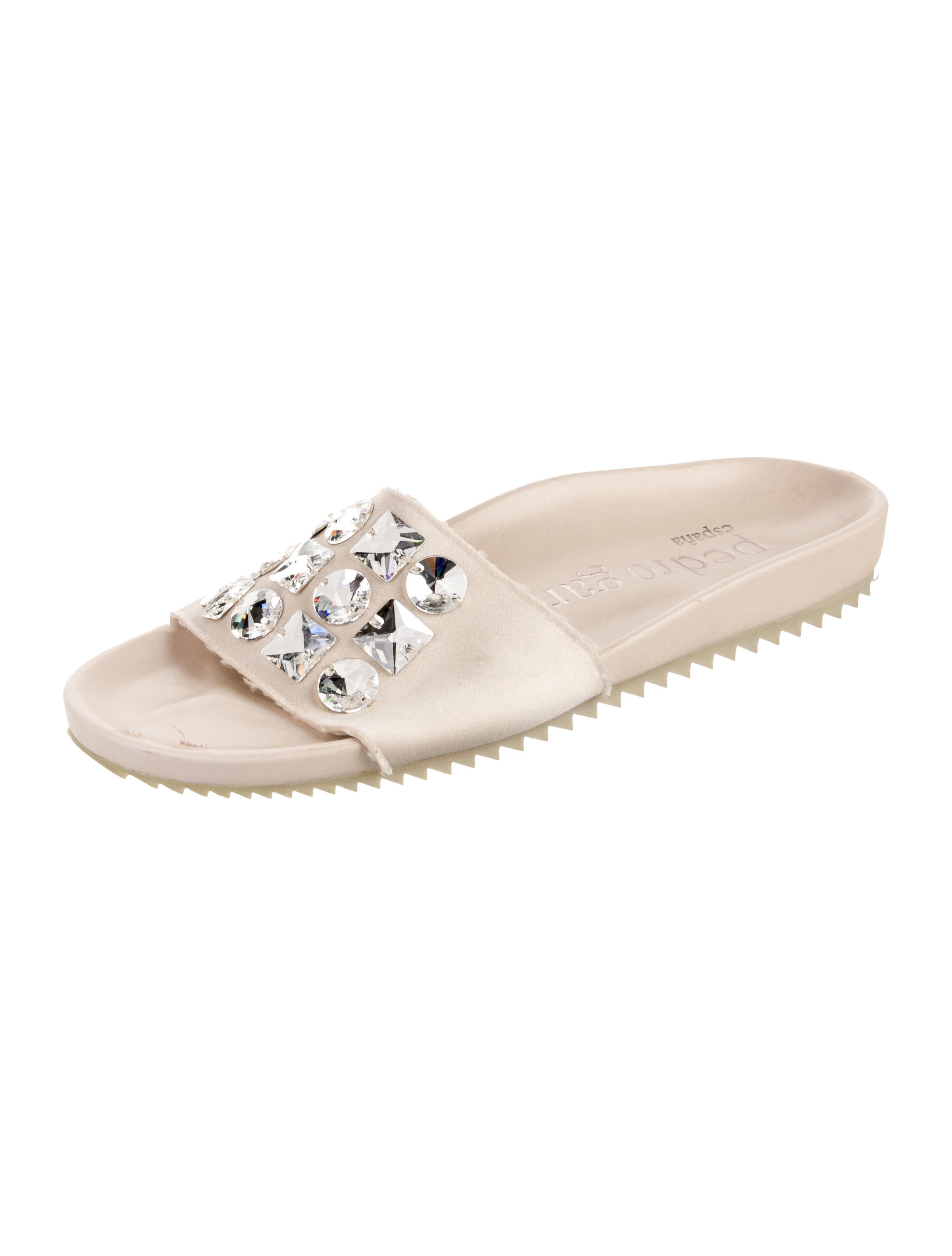 Pedro Garcia Satin Slides