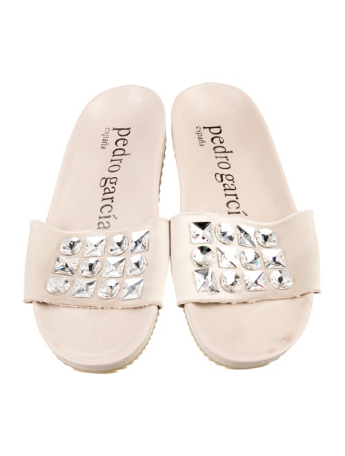 Pedro Garcia Satin Slides