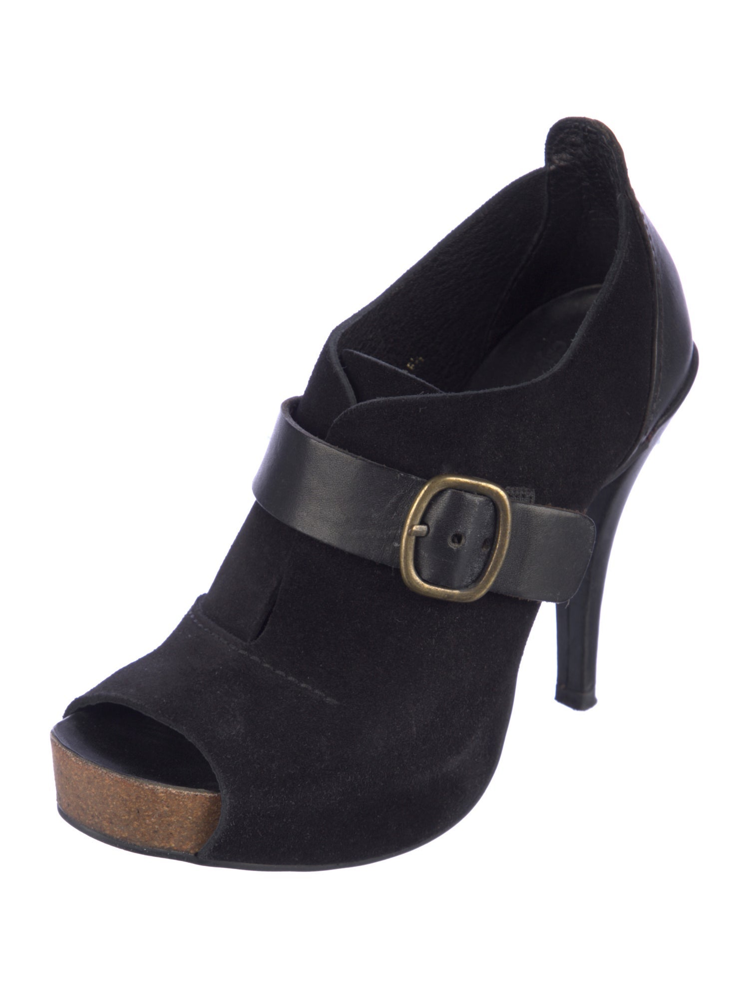 Pedro Garcia Suede Leather Trim Embellishment Pumps