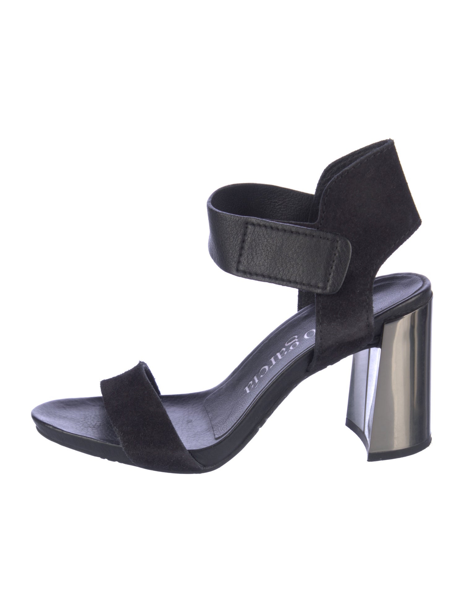 Pedro Garcia Suede Printed Sandals