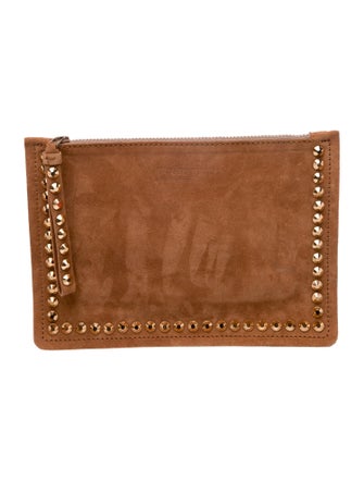 Pedro Garcia Suede Clutch