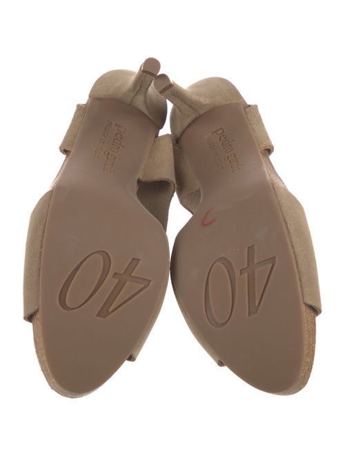 Pedro Garcia Suede Slingback Sandals