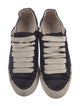 Pedro Garcia Colorblock Pattern Raw-Edge Trim Sneakers