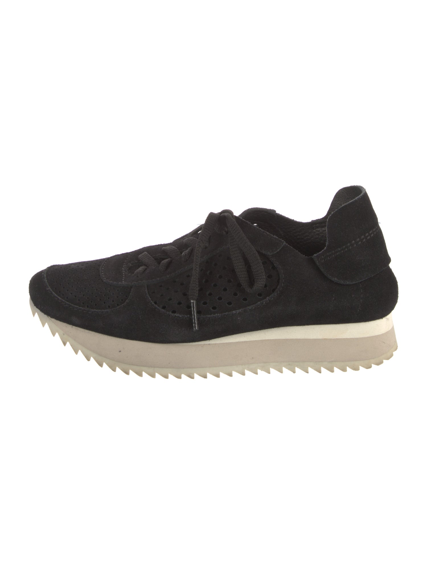 Pedro Garcia Suede Lasercut Accents Athletic Sneakers