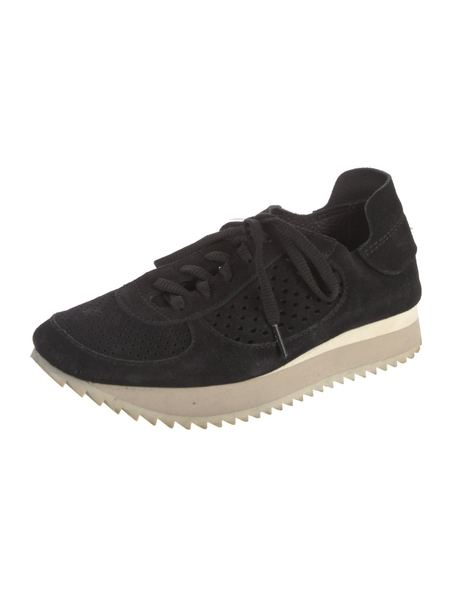 Pedro Garcia Suede Lasercut Accents Athletic Sneakers