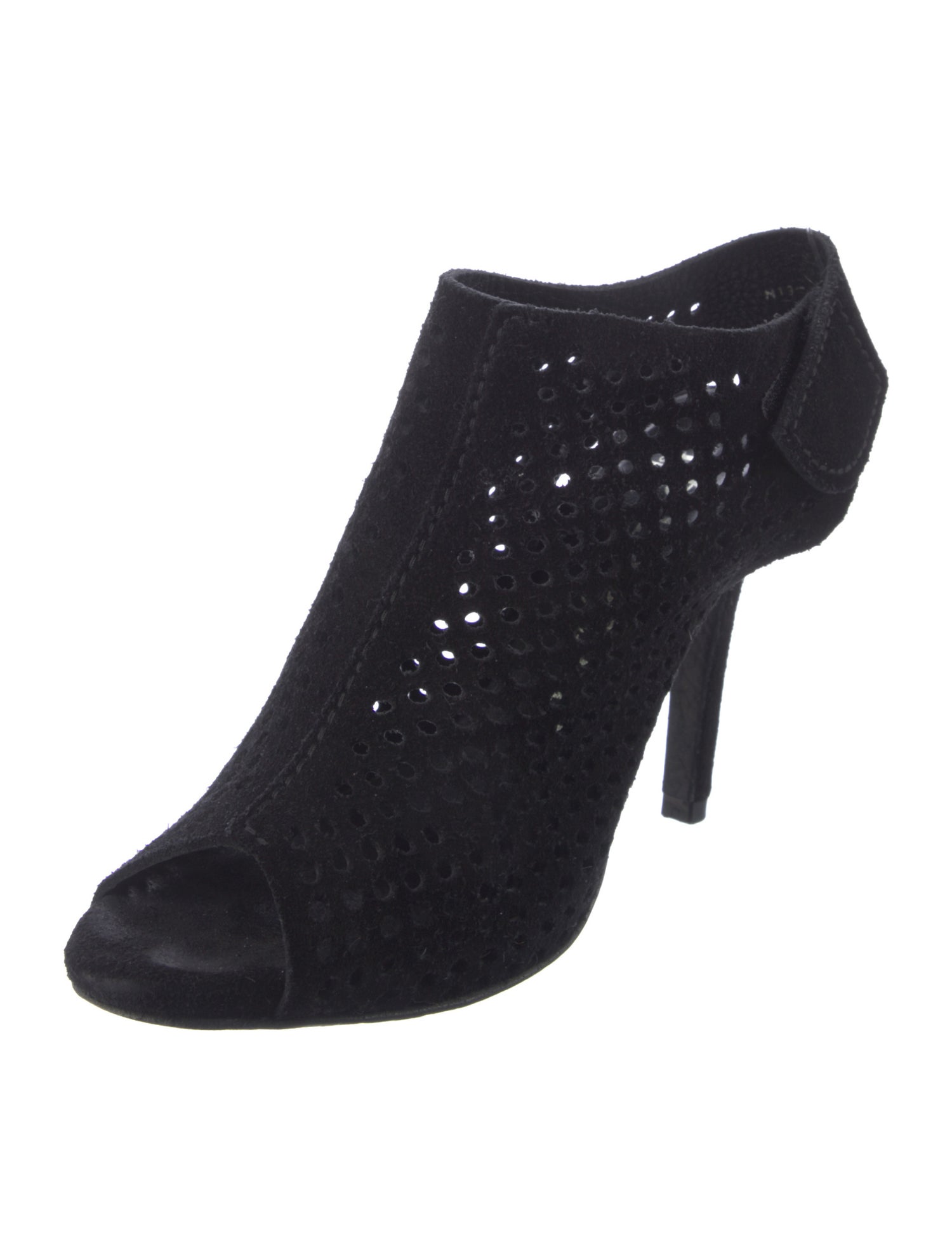 Pedro Garcia Suede Lasercut Accents Slingback Pumps