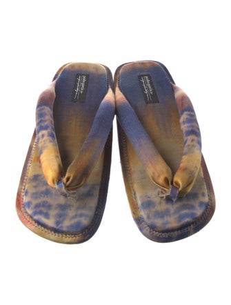 Pedro Garcia Tie-Dye Print Flip Flops