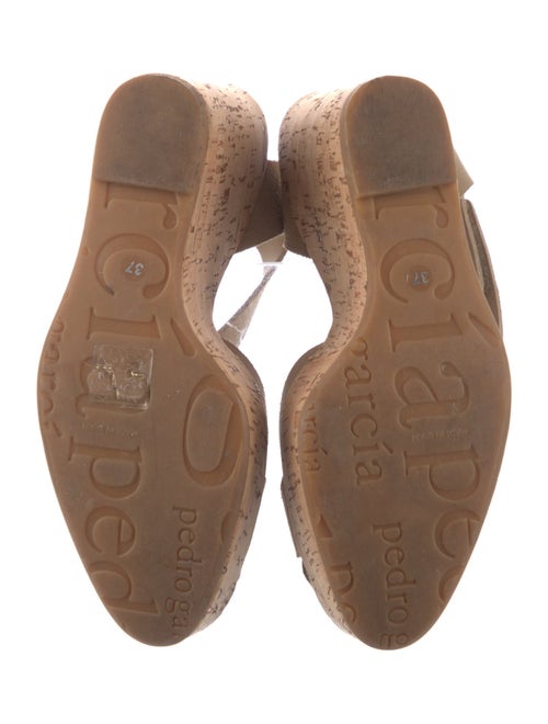 Pedro Garcia Suede Slingback Sandals