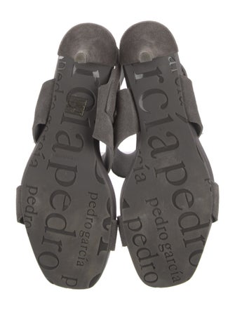 Pedro Garcia Suede Slingback Sandals