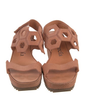 Pedro Garcia Suede Slingback Sandals