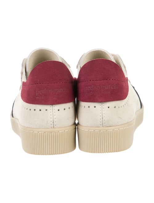 Pedro Garcia Suede Colorblock Pattern Sneakers