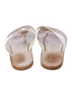 Pedro Garcia Leather Animal Print Slides
