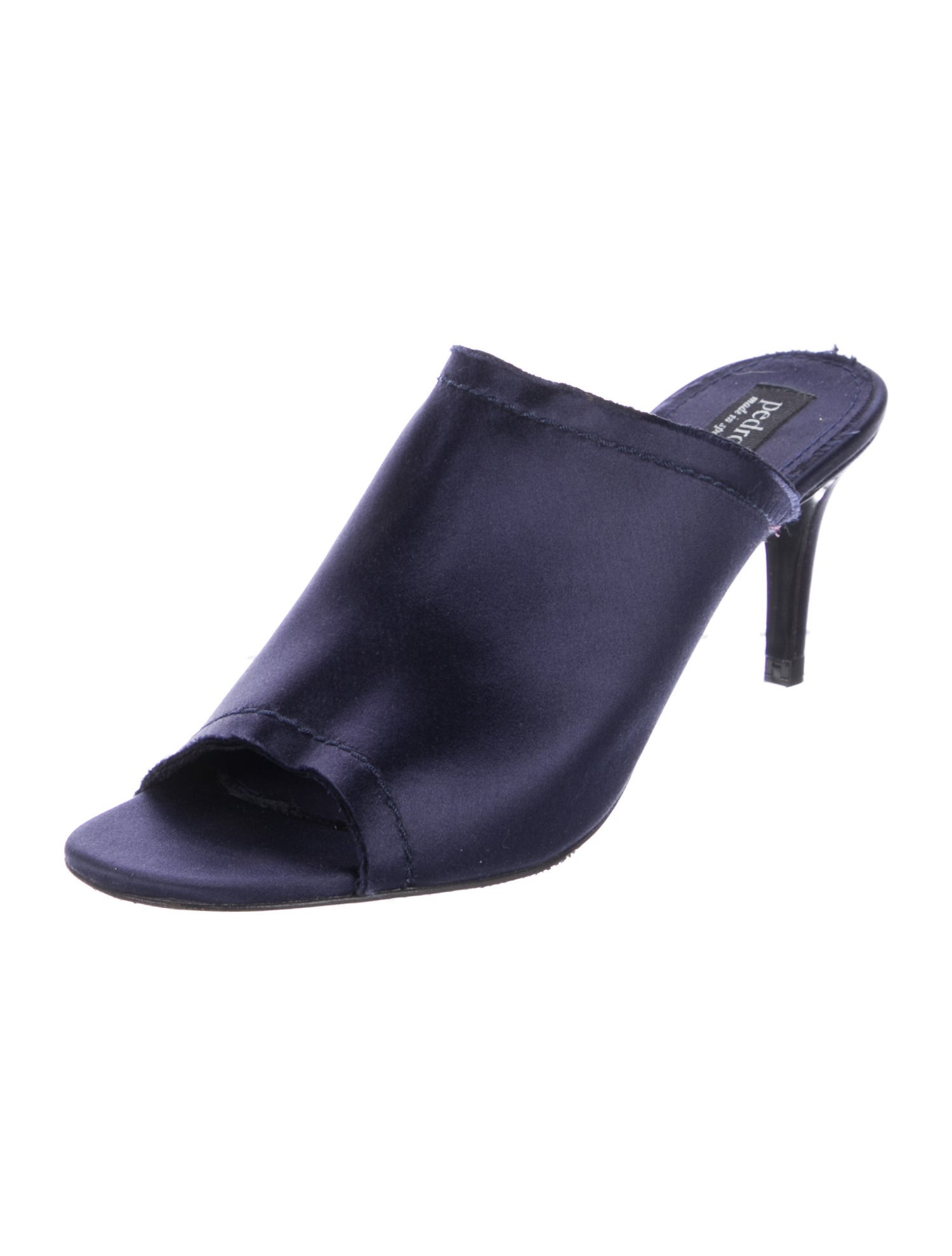 Pedro Garcia Satin Raw-Edge Trim Slides